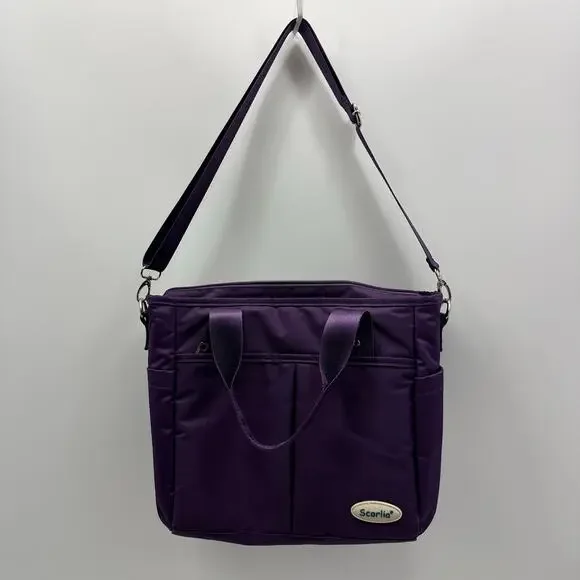 Scorlia Insulated Lunch Tote Cooler Bag in Purple - Picture 4 of 10